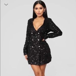 Not afraid to sparkle dress